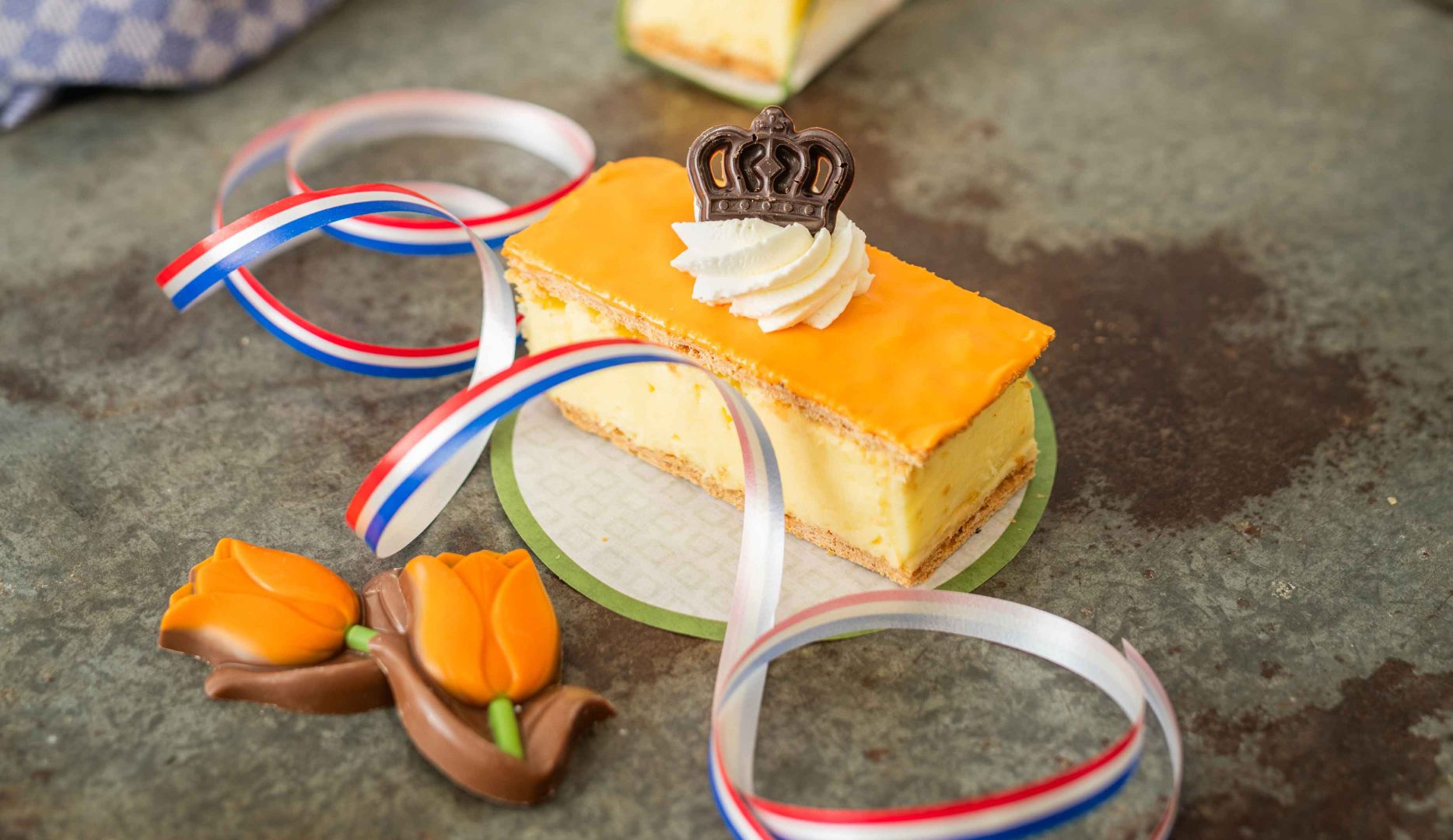 Oranje tompouce Barneveldse Bakker